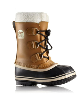 Sorel Yoot Pac Leather Boys Waterproof Winter Boots